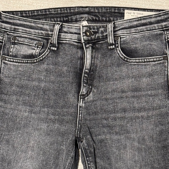 Rag & Bone – Nina High Waist Ankle Crop Slim Jeans Size 29 - Picture 2 of 5